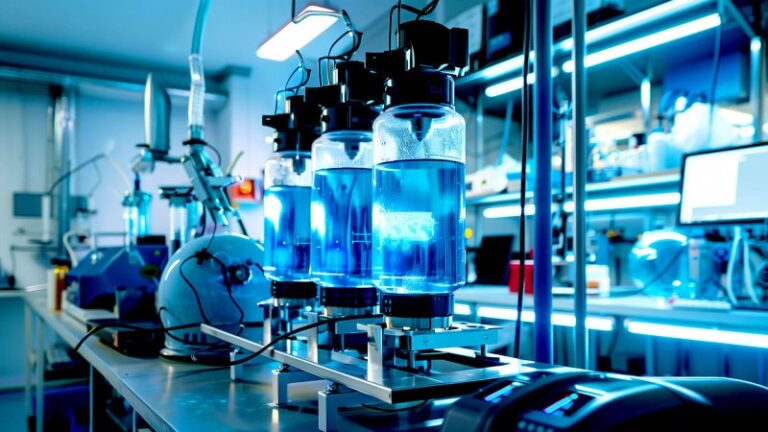 Labor mit Wasserstoff-Forschungsausrüstung